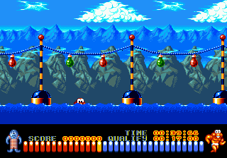 Aquatic Games Starring James Pond and the Aquabats, The (USA, Europe) In game screenshot